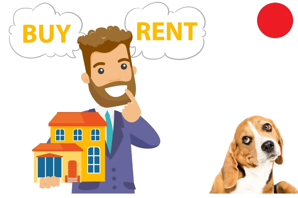 Renting vs. buying a house in Japan.